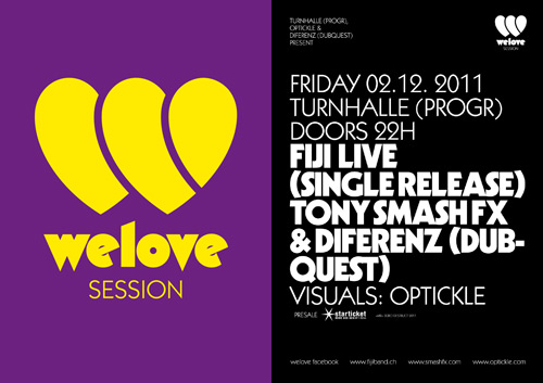 WeLove Session flyer